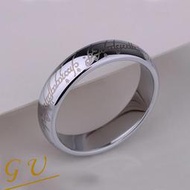 【GU】W21a鉑金情侶對戒男戒指女戒白金生日禮物尾戒   Agloce 白烏玄至尊魔戒  單賣