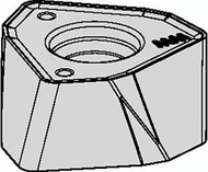 WIDIA 5419791 M370 Insert M370 Series Insert 12MM Size, 0.2540MM Chip Thickness Al2 O3 Carbide .S.MM