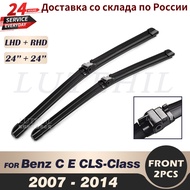 Wiper Front Wiper Blades For Mercedes Benz W204 W212 W218 Windshield Windscreen Front Window 24"+24"