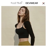[Deviwear] Unit Slit Bolero Korean Pilates Yoga Clothes