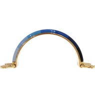 หูหิ้วสำรอง Fendi สภาพเหมือนใหม่ สำหรับกระเป๋า Peekaboo Iconic Mini สีน้ำเงิน โลหะสีทอง รุ่น 0071 [ม