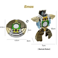 Ivorybaby Mainan Robot Spinner Tranformer Mechanical Fidget Spinner Toys 2IN1 Mechanical Gyro Robot 