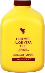 Forever Aloe Vera Gel 2 Bottles -Beneficial for maintaining a healthy digestive system and rich antioxidant-1 Liter Natural Forever Living Products