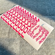 & ready. stock/Lightning ROVAL RAPIDE CLX2 Road Wheel Set Logo Change Color Cover Wheel Rim Carbon K