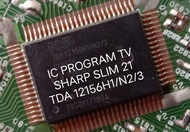 IC PROGRAM ORIGINAL TV SHARP SLIM 21 TYPE TDA 12156H1/N2/3