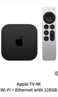 Apple TV 4K WiFi+ Ethernet with 128GB