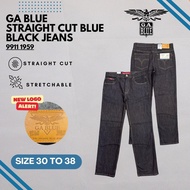 <New Arrival> GA Blue Men's Straight Cut Normal Rise Stretchable Jeans Blue Black 99111959