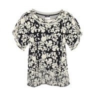 【二手】香奈兒 (Chanel) 女士棉質鏤空上衣，飾有 Coco 標誌紐帶 P47632K06069，二手 A