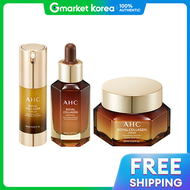 AHC | AHC รอยัลคอลลาเจน ชุดบำรุงผิว 3 ชิ้น: ครีม + แอมพูล + เซรั่ม