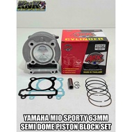 AEK SEMI DOME PISTON BLOCK SET FOR MIO SPORTY 63MM 100% MADE