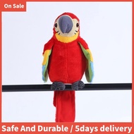 Talking Parrot Talking Parrot Plush Toy Electronic Bird Pet Talking Plush Parrot for Kids Early Educ