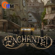 KITBASH3D - ENCHANTED | MAGICAL FANTASY FOREST 3D ENVIRONMENT PACK | DIGITAL DOWNLOAD | BLENDER UNIT