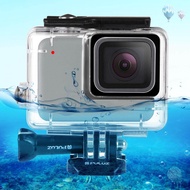 PULUZ 45m Underwater Waterproof Housing Diving Case for GoPro HERO7 Silver / HERO7 White, with Buckle Basic Mount &amp; Screw