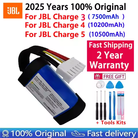 2025 100% Original For JBL Charge3 Charge4 Charge5 Battery For JBL Charge 3 Charge 4 Charge 5 Speake