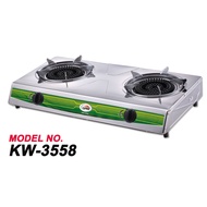 KYOWA Heavy Duty Double Burner Stainless Steel Gas Stove KW-3558 •OSOS•