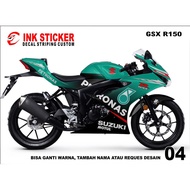 SUZUKI GSX 150R 04 Fullbody Decal Sticker, Decal GSX 150SUZUKI