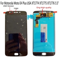 Shyueda Ips Aaa+ 5.5 Untuk Motorola Moto E4+ / E4 Plus (usa) Xt1774 Xt1775 Xt1776 Paparan Lcd Digiti