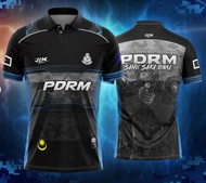 986cd Malaysia PDRM POLIS DIRAJA SANG SAKA BIRU polo SHIRT Unisex 3d Print tshirts JERSERY Full Subl