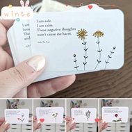 WINTE Anxiety Relief Pocket Poems, with Positive Quotes Paper Anxiety Relief Pocket Healing Card, An