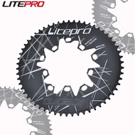 Litepro Oval Double BCD 110/130MM Chainring Folding Bike 54/56/58T Crankset Doval Driveline Bicycle 