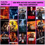 Usb With Movies Action Includes Subtitle MOV-67