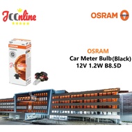 OSRAM Halogen Light Bulb 2721MF  12V 1.2W B8.5D Meter Bulb (Black Socket)