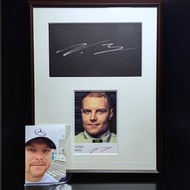 Framed Valteri Bottas Autograph Mercedes AMG F1 Team - F1 Memorabilia