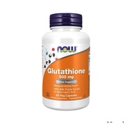 EXP:2027 NOW Foods Glutathione 500mg – 60 Veg Capsules Kalidad na Veg Glutathione na may Nutrisyon