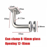 Braket Pegangan Tangga Stainless Steel Konektor Pegangan Tangga Braket Penjepit Kaca