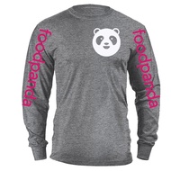 Food Panda Long Sleeve Drifit ( Gray Edition ) uniform shirt