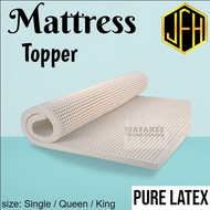 【JFW】(SINGLE) Topper Mattress / Pad Katil Tilam / 100% Natural Latex Topper / Mattress Topper / Pure Latex