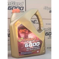 BHP SynGard 6000 Semi Synthetic SAE 10W-40 API SN/CF 4L Engine Oil Minyak Enjin
