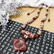 紅玉瓍瑪瑙天珠 三眼 福祿壽 二眼 虎牙 智慧招財 項鍊 單品 禮物