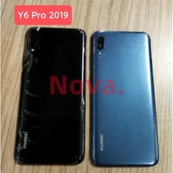 #corner#ฝาครอบหลังสำหรับ Huawei Y6 Pro 2019 Y9 2018 Pro เคสแบตเตอรี่ด้านหลังพร้อมสติกเกอร์ติดกาวอะไหล่อะไหล่ทดแทนโทรศัพท์