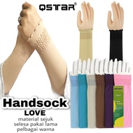 (love)Handsock sejuk / inner tangan sejuk HA7401 Handsock Murah Panjang Tak Melorot Ready Stok