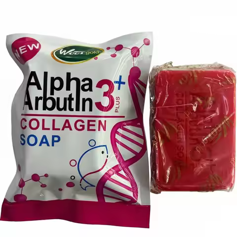Facial Soap Cleanser Arbutin 3 Collagen Facial Soap Moisturizing Brightening Deep Cleansing Body Fac