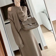 outfit woman set casual outfit set for woman outfit woman Knitted Dress Suit Women 2025 Autumn Winte