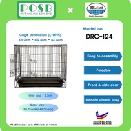 DR.CAGE DRC-124 Pet Cages Wrought Iron with Powder Coating / Dog Cage / Sangkar Anjing