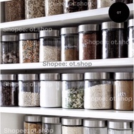 Glass Jar Decorative Jar Airtight Used Spice Jar Kitchen Bottle/ Glass Container/ Glass Jar/ Glass J