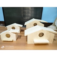 Fast send Wooden Kubo for Birds Thick Palochina