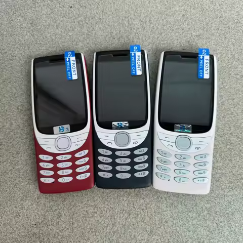 Original 8210 CellPhone 4G Feature 2.8 Inch Display Bluetooth 5.0 1450mAh Dual SIM FM Torch Rugged P