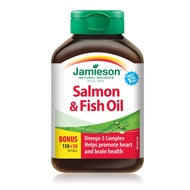 Salmon & Fish Oils Omega-3 Complex 200ct Bottle 1,000 mg (Imported from Canada)