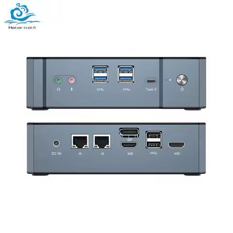 Helorpc Gaming Mini PC with Inter 13th i7-1360P/i5-1340P DDR5 RAM M.2 NVME Support WiFi6 Computer fo
