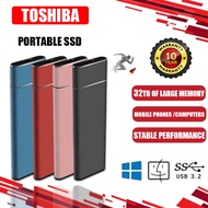 Portable SSD TOSHBA 32TB flash memory External Hard Drive Suitable for mobile phones and computers
