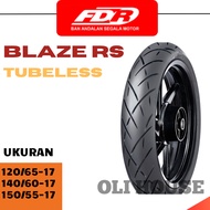 Motorcycle OUTER TIRE FDR BLAZE RS SIZE 120/65 140/60 150/55 RING 17 TUBELESS TIRE CBR150R, VIXION N