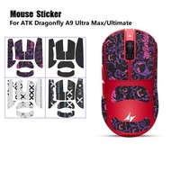 Mouse Sticker For ATK Dragonfly A9 Ultra Max/Ultimate Grip Tape Suck Sweat Anti Slip for A9UltraMax 