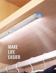 LED 感應燈 衣櫃 免安裝 感應燈 USB充電 人體感應燈 LED 櫥櫃燈