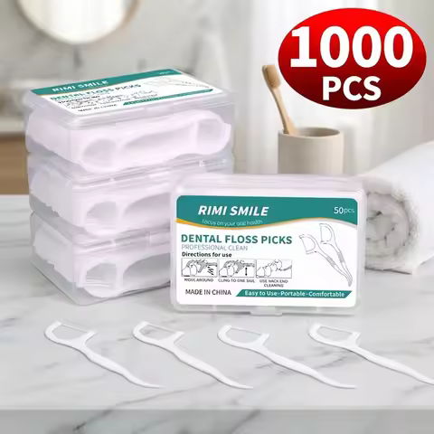 100pcs Dental Floss Deep Cleaning Dental Floss for Proper Oral Care Portable Disposable Dental Floss