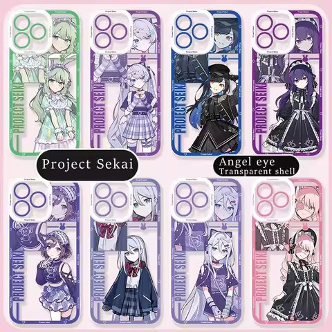 Anime Game Project Sekai Case For Xiaomi 14T 13T 12T 11T 10T 14 13 12 11 Lite 5G NE POCO F6 X6 Pro X