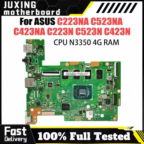 C223NA Notebook Mainboard For ASUS C223N C423N C423NA C223 C423 Laptop Motherboard N3350 N4200 4GB-R